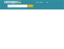 Tablet Screenshot of clothingric.com